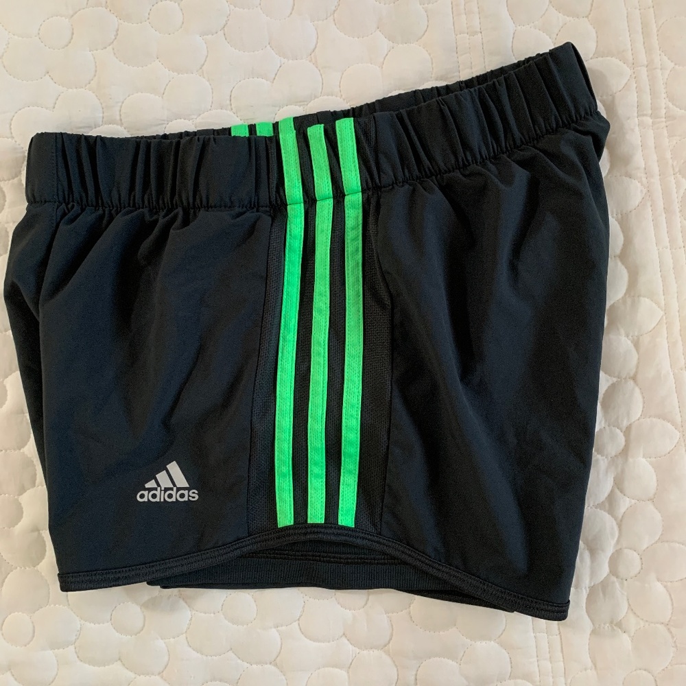 Adidas running shorts with mesh shorts lining